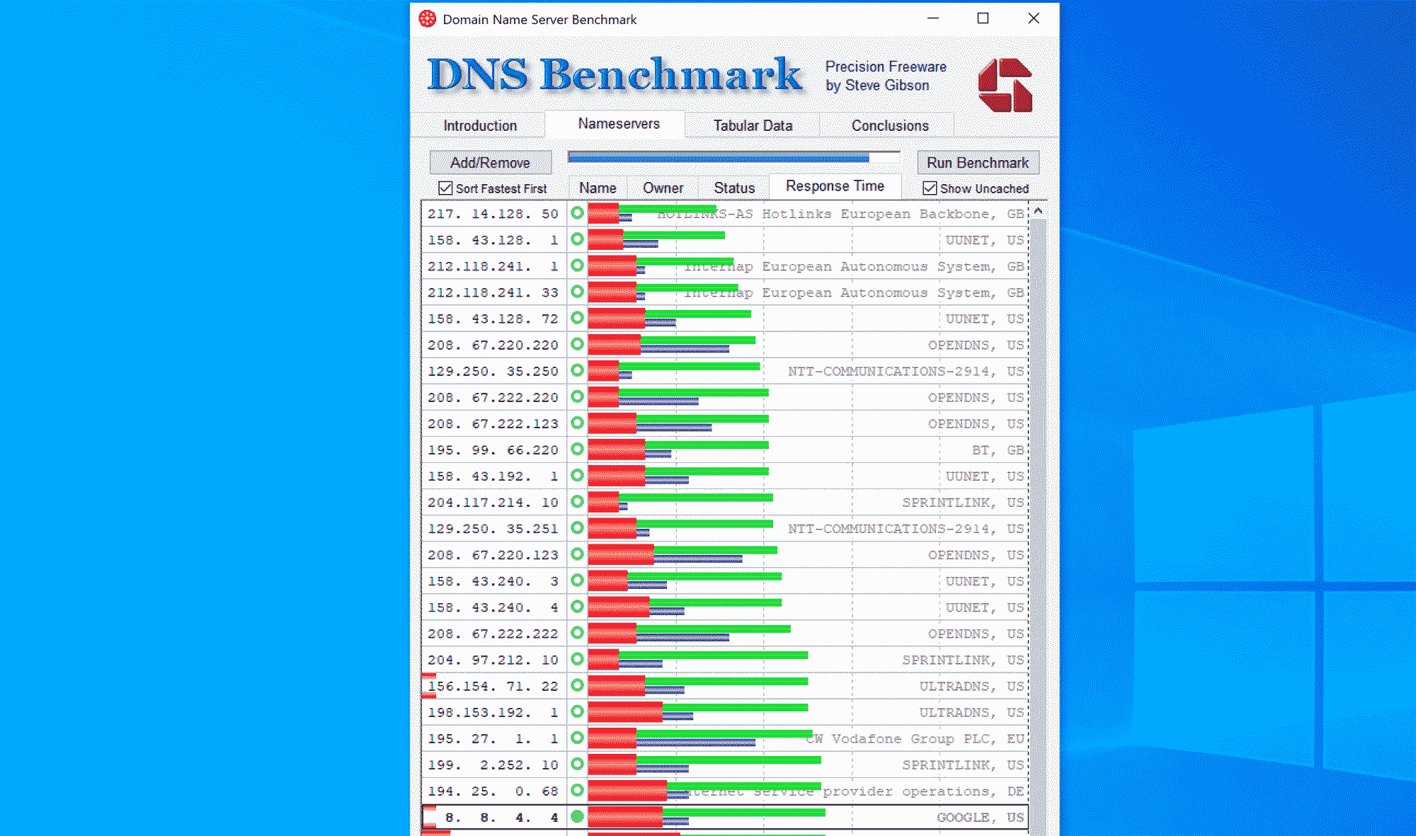 dns benchmark